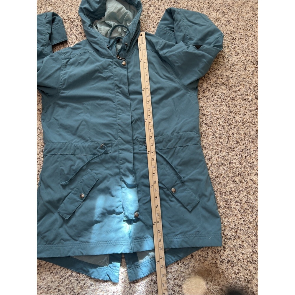 The North Face Women XL Parka Jacket Hooded Zip Up Mid Length Drawstring Waist - Picture 10 of 10